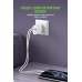 Сетевое зарядное устройство MadeInFuture MFS12 1Type-C 1USB 12W 2.4A + Cable USB-Type-C White (MIF82822)