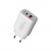 Сетевое зарядное устройство ArmorStandart Poweraze 3A 20W GaN 1Type-C 1USB White (ARM87066)
