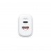 Сетевое зарядное устройство ArmorStandart Poweraze 3A 20W GaN 1Type-C 1USB White (ARM87066)