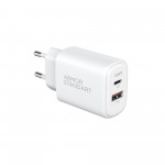 Сетевое зарядное устройство ArmorStandart Poweraze 3A 20W GaN 1Type-C 1USB White (ARM87066) Сетевое зарядное устройство ArmorStandart Poweraze 3A 20W GaN 1Type-C 1USB White (ARM87066)