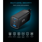 Сетевое зарядное устройство ArmorStandart Resolute Power ARP-721 PD 67W GaN 1.5A Black (ARM88384)