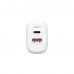 Сетевое зарядное устройство ArmorStandart AR-T202WEU PD 20W GaN 3A 1USB 1Type-C White (ARM89531)