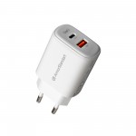 Сетевое зарядное устройство ArmorStandart AR-T252WEU PD 25W GaN 3A 1USB 1Type-C White (ARM89532)