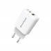 Сетевое зарядное устройство ArmorStandart AR-T252WEU PD 25W GaN 3A 1USB 1Type-C White (ARM89532)