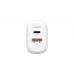 Сетевое зарядное устройство ArmorStandart Poweraze 45W GaN Type-C + USB-A White (ARM90431)