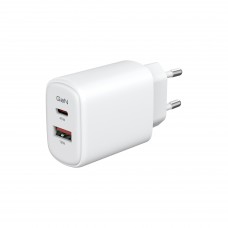 Сетевое зарядное устройство ArmorStandart Poweraze 45W GaN Type-C + USB-A White (ARM90431)
