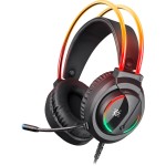 Наушники гарнитура игровая Defender Flame RGB кабель 2 м Black Наушники гарнитура игровая Defender Flame RGB кабель 2 м Black