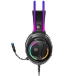 Наушники гарнитура игровая Defender Flame RGB кабель 2 м Black Наушники гарнитура игровая Defender Flame RGB кабель 2 м Black