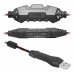 Ігрова гарнітура Defender Warhead G-450 USB, підсвітка, чорно-червона