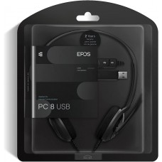 Наушники гарнитура накладные проводные Epos PC 8 Chat (1000432) Black