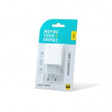 Сетевое зарядное устройство Piko TC-121 1USB 2.1A 10W White (1283126492181)