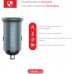 Автомобильное зарядное устройство Intaleo CCGQPD238 1USB 1Type-C 3A Grey (1283126509971)