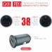 Автомобильное зарядное устройство Intaleo CCGQPD238 1USB 1Type-C 3A Grey (1283126509971)