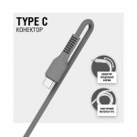 Кабель ACCLAB AL-CBCOLOR-T1BK USB-Type-C 1.2m Black (1283126518232)