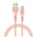 Кабель ACCLAB AL-CBCOLOR-T1PH USB-Type-C 1.2m 2.4А Peach (1283126518263)