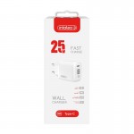 Сетевое зарядное устройство Intaleo TCGQPD125 1Type-C PD 25W 3A White (1283126538827)