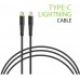 Кабель Intaleo CBFLEXTL1 Type-C-Lightning 1.2m 18W 3A Black (1283126542459)