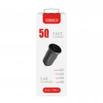 Автомобильное зарядное устройство Intaleo CCGQPD250 2USB 3A Grey (1283126559518)