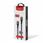 Кабель Intaleo CBGPD100WTT2 Type-C-Type-C 2m 100W 2.8A Grey (1283126559570)