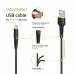 Кабель Intaleo CBFLEXL1 USB-Lightning (M/M) 1.2m Black (1283126577673)