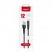 Кабель Intaleo CBFLEXL1 USB-Lightning (M/M) 1.2m Black (1283126577673)