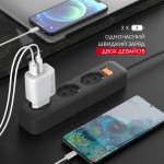 Сетевое зарядное устройство Intaleo TCG30GAN 1USB 1Type-C PD 30W 3A QC3.0 White (1283126578274)