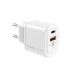 Сетевое зарядное устройство Intaleo TCG30GAN 1USB 1Type-C PD 30W 3A QC3.0 White (1283126578274)