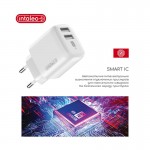 Сетевое зарядное устройство Intaleo TCG242 2USB 2.4A White (1283126578281)