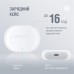 Наушники гарнитура вакуумные Bluetooth Piko TWS-HalfMoon White (1283126583391)