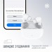 Наушники гарнитура вакуумные Bluetooth Piko TWS-HalfMoon White (1283126583391)