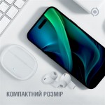 Наушники гарнитура вакуумные Bluetooth Piko TWS-HalfMoon White (1283126583391)