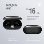 Наушники гарнитура вакуумные Bluetooth Piko TWS-MusicBox Black (1283126583414)