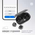 Наушники гарнитура вакуумные Bluetooth Piko TWS-MusicBox Black (1283126583414)