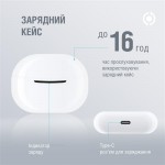 Наушники гарнитура вкладыши Bluetooth Piko TWS-MiniJoy White (1283126583421)