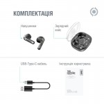 Наушники гарнитура вкладыши Bluetooth Piko TWS-SimpleMe Black (1283126583438)