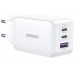 Сетевое зарядное устройство Ugreen CD244 GaN II 1USB 2Type-C PD 66W 4.5A White (15334)