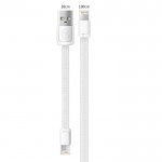 Кабель WK WDC-009 M&S 2в1 USB-Lightning-microUSB 2.1A 1m White (2000700000063)