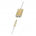 Адаптер Remax RL-S20 Sharing AUX 3.5мм-3.5мм miniJack (2*F-M) Gold (2000700007109)