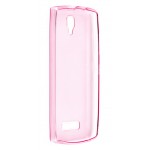Чехол накладка Drobak Ultra PU для Lenovo A2010 Pink (219258)