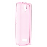 Чехол накладка Drobak Ultra PU для Lenovo A2010 Pink (219258)