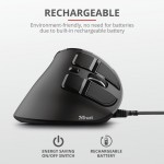 Мышь Wireless Trust Voxx Rechargeable Ergonomic Black (23731)