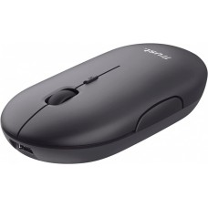Мышь Wireless Trust Puck Rechargeable Black (24059)