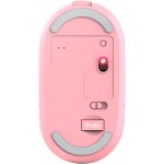 Мышь Wireless Trust Puck Rechargeable Ultra-Thin BT WL Silent Pink (24125)