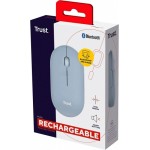 Мышь Wireless Trust Puck Rechargeable Blue (24126)