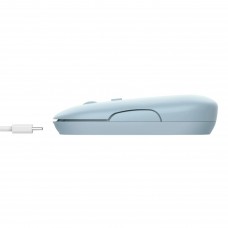 Мышь Wireless Trust Puck Rechargeable Blue (24126)