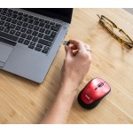 Мышь Wireless Trust Yvi+ Silent Eco Red (24550)
