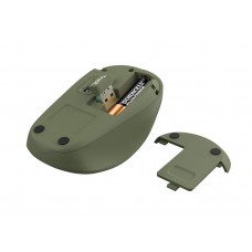 Мышь Wireless Trust Yvi+ Silent Eco Green (24552)