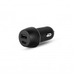 Автомобильное зарядное устройство Ttec SmartCharger Duo 1USB 1Type-C 30W Black (2CKS24S)