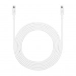 Кабель Ttec Type-C-Type-C (M/M) 3m White (2DK48B)