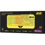 Клавиатура 2E Gaming KG315 RGB USB Yellow Ukr (2E-KG315UYW)